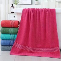 Stock cotton towels for home use (outdoors)