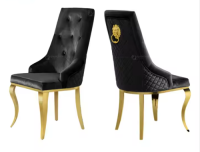 Velvet Fabric Dining Chairs