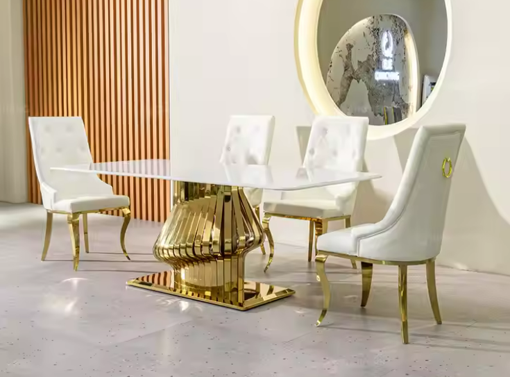 Velvet Fabric Dining Chairs