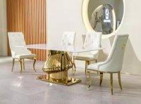 Velvet Fabric Dining Chairs