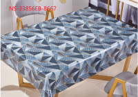 Light Gold & Sliver PVC Tablecloth with Polyester backing(NS)