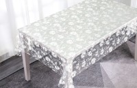 Transparent PVC tablecloth with printing