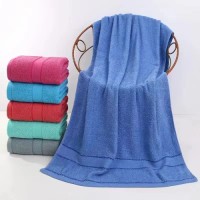 Stock cotton towels for home use (outdoors)